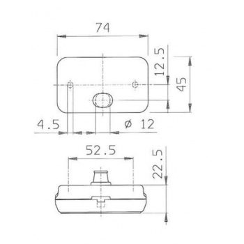 Positionslicht liks weiss Jokon auf Halter