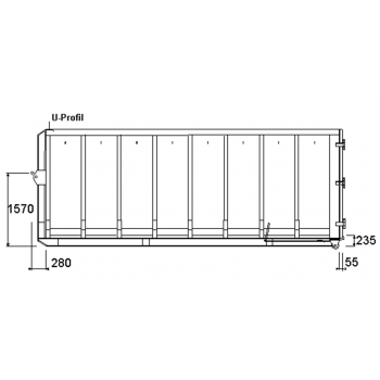 Abrollcontainer Standardversion