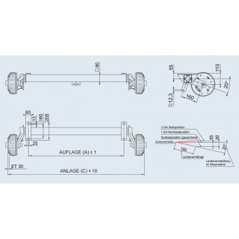 GFA 1500kg, A: 1100mm, C: 1550mm 4kt