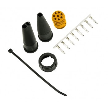 Baïonnette connecteur 8-p. jaune (Gauche)