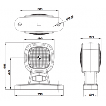 LED Feu de gabarit Fristom FT-141 A